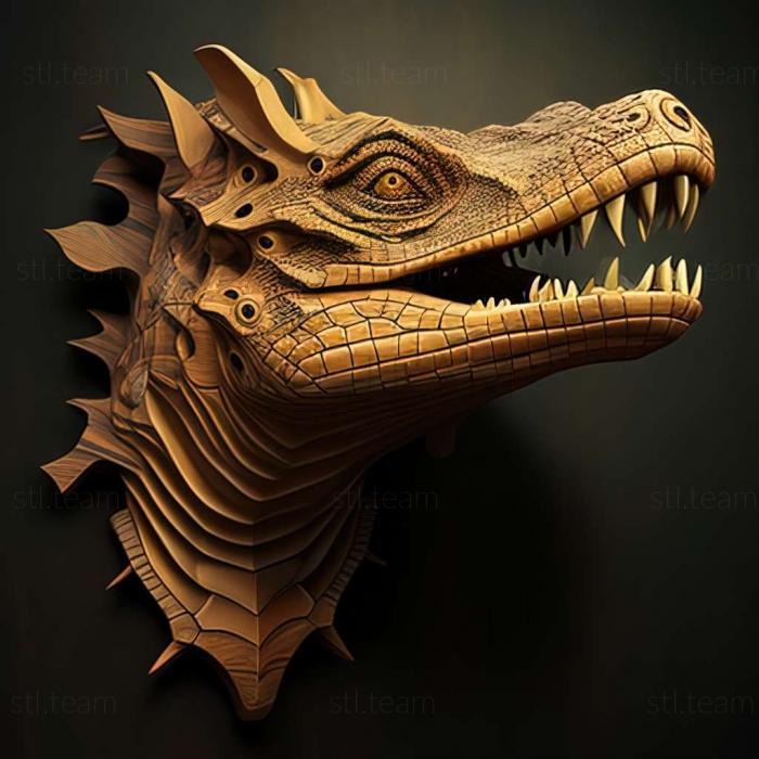 3D model Protosuchus (STL)